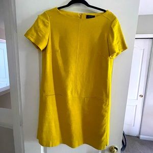 Mod yellow shift dress